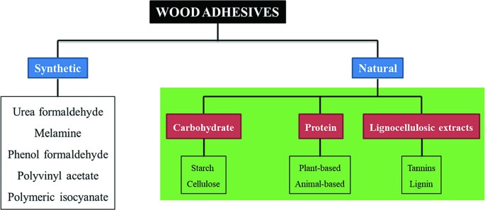 Types of Eco-Friendly Adhesives.